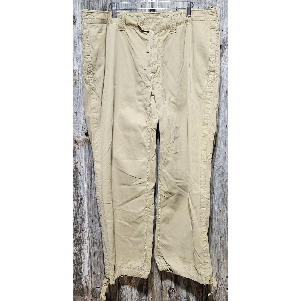 Men's vintage POLO RALPH LAUREN Khaki pants Ankle-Tie military paratrooper 38x32